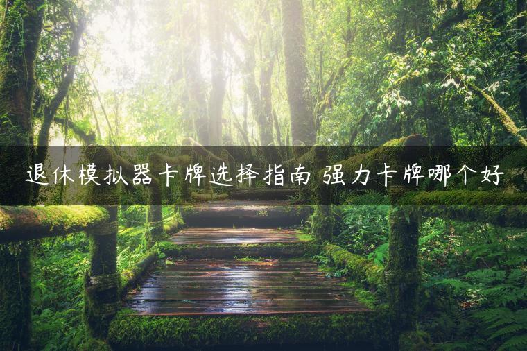退休模拟器卡牌选择指南 强力卡牌哪个好