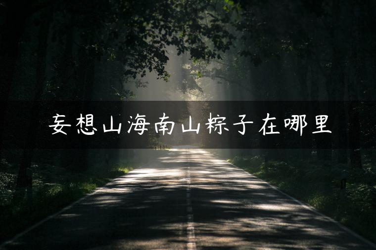 妄想山海南山粽子在哪里
