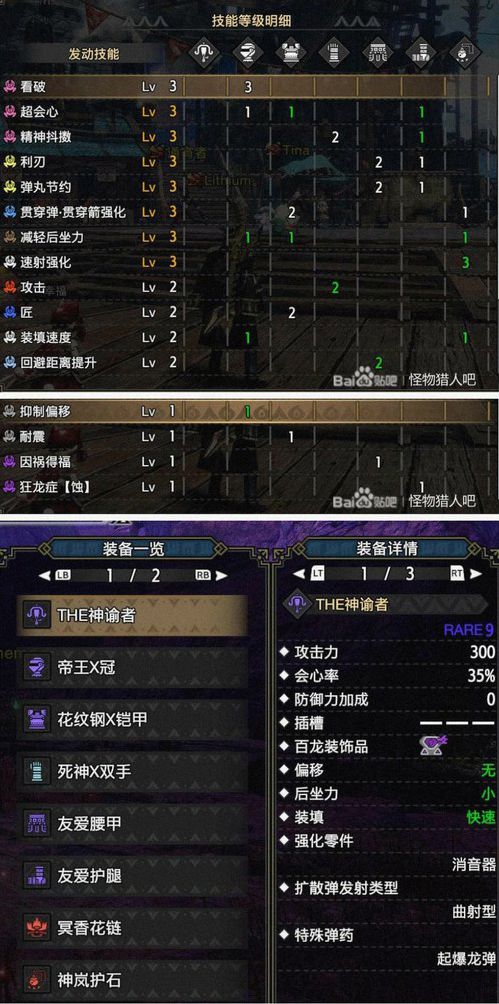 怪物猎人崛起曙光DLC天迴轻弩贯3超心3配装