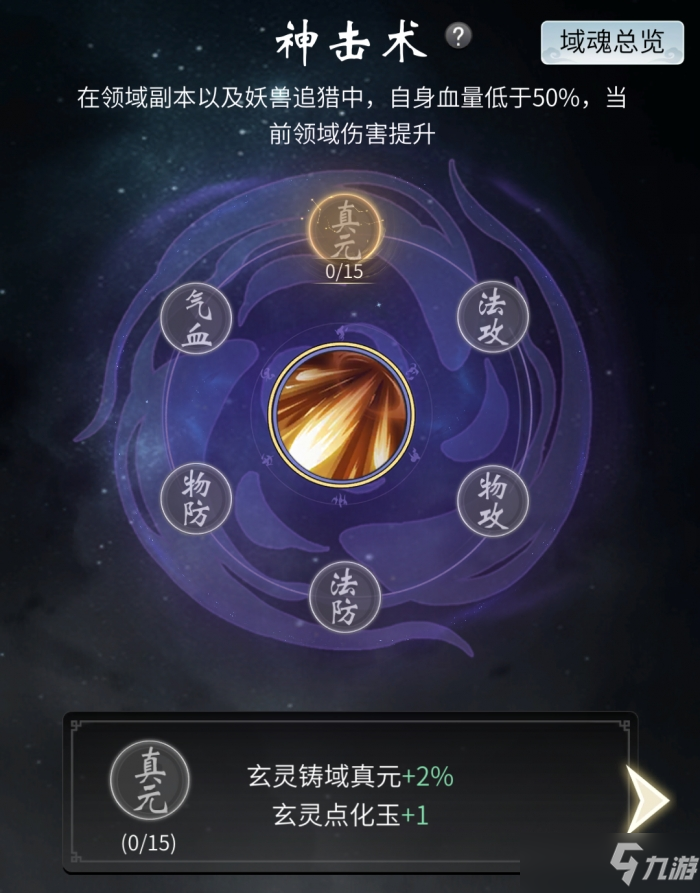 一念逍遥域魂系统一览